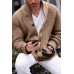 Men's Leisure Comfort Half-high Collar Sweater Button Jacket