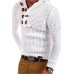 Men's Hooded Sweater Long-sleeved Knit Sweater