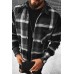 Men's Plaid Pocket Long Sleeve Flannel Shirt